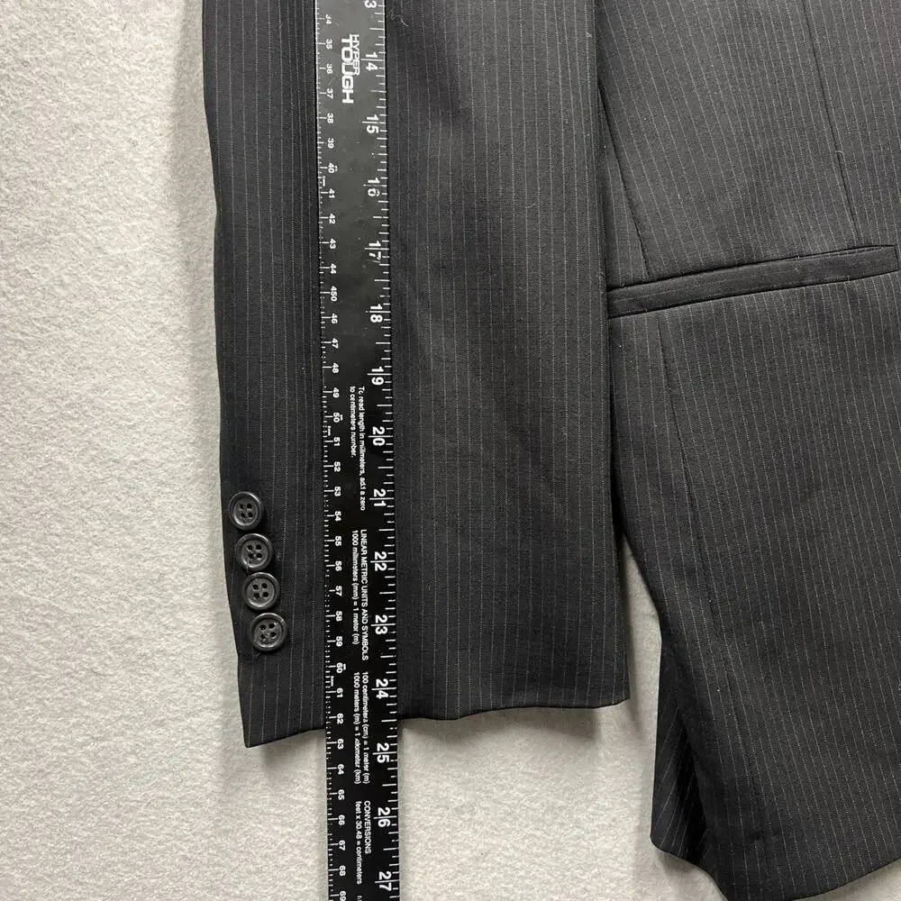 Wilke Rodriguez Blazer Men’s‎ 44R Gray Wool Sport Coat Reflective Lining